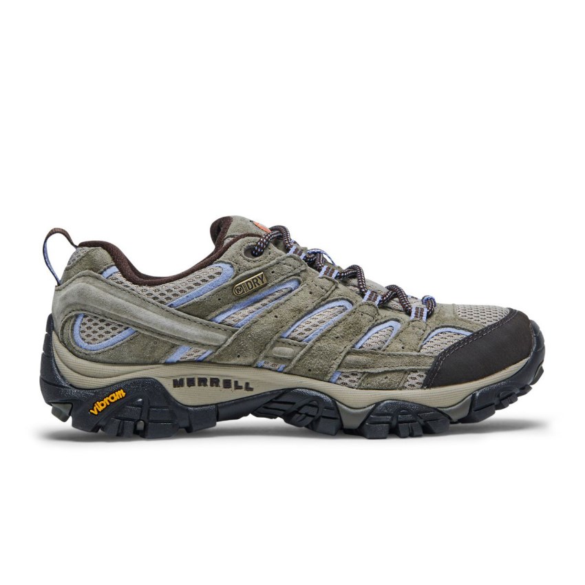 Chaussures Randonnée Merrell Moab 2 Waterproof Vert Olive Femme | X.A.RAEZ